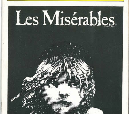 Playbill les mis-Stephen Zadrick