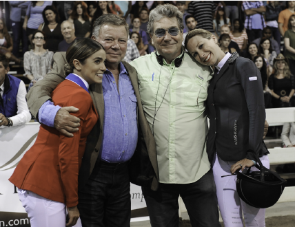 Nikki Reed, William Shatner, Vic Armstrong and Georgie Rawlings
