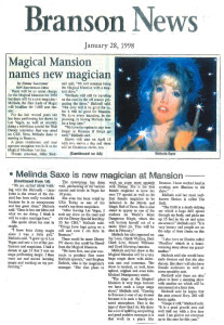 Melinda - Branson News - New Magician