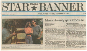 Ocala Star Banner - Film Crew on Zadrick Farm