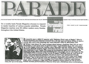 Parade - Personality