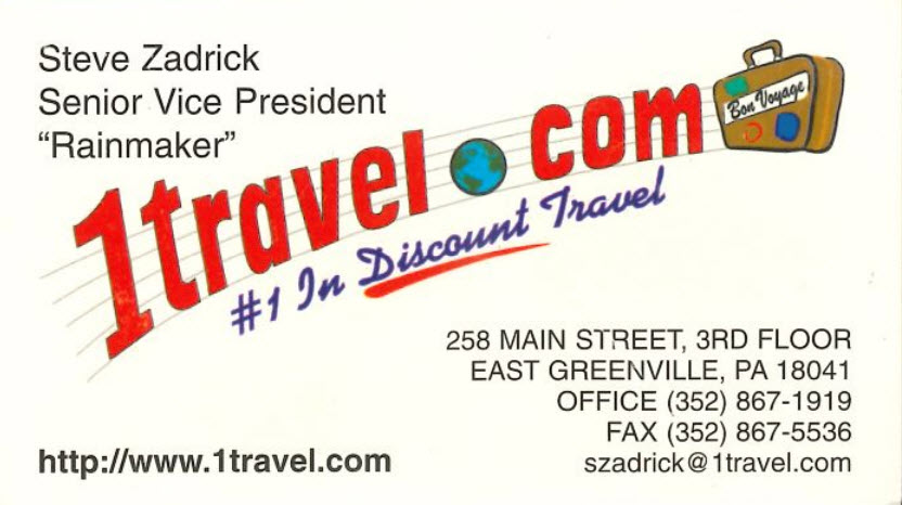 1 Travel - Stephen Zadrick