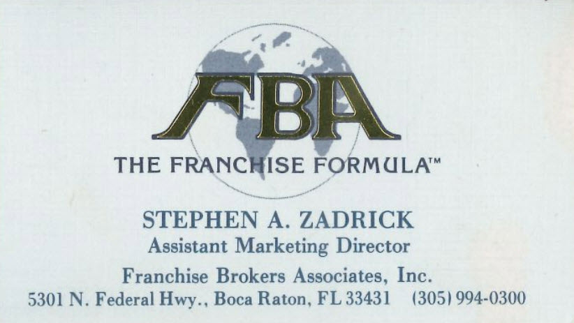 FBA - Stephen Zadrick